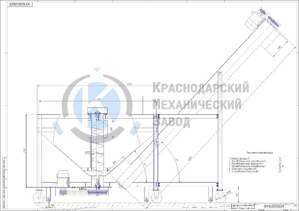 Смеситель комбикормов УСК10 в России и СНГ - «КМЗ»